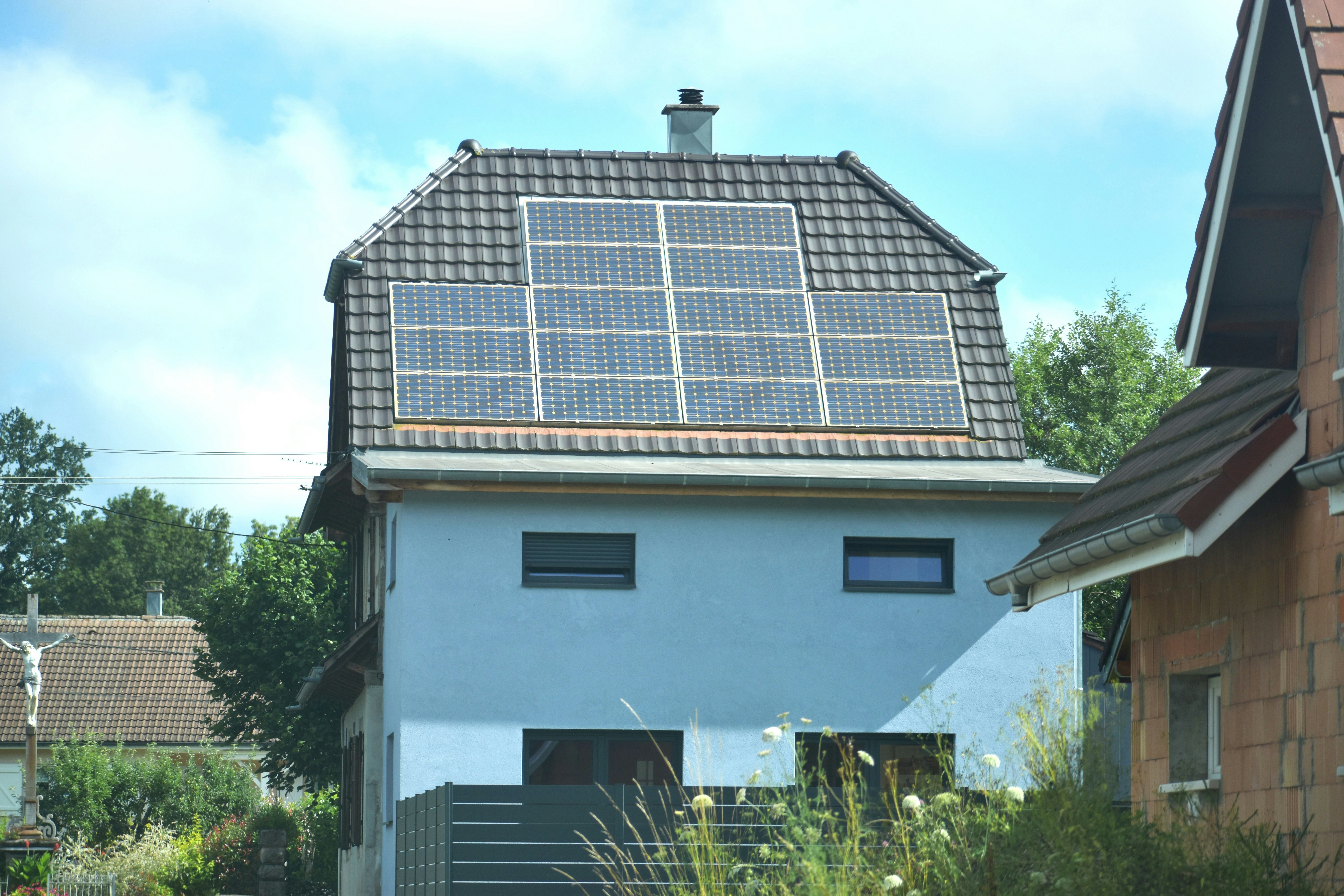 Huis zonnepaneel proper